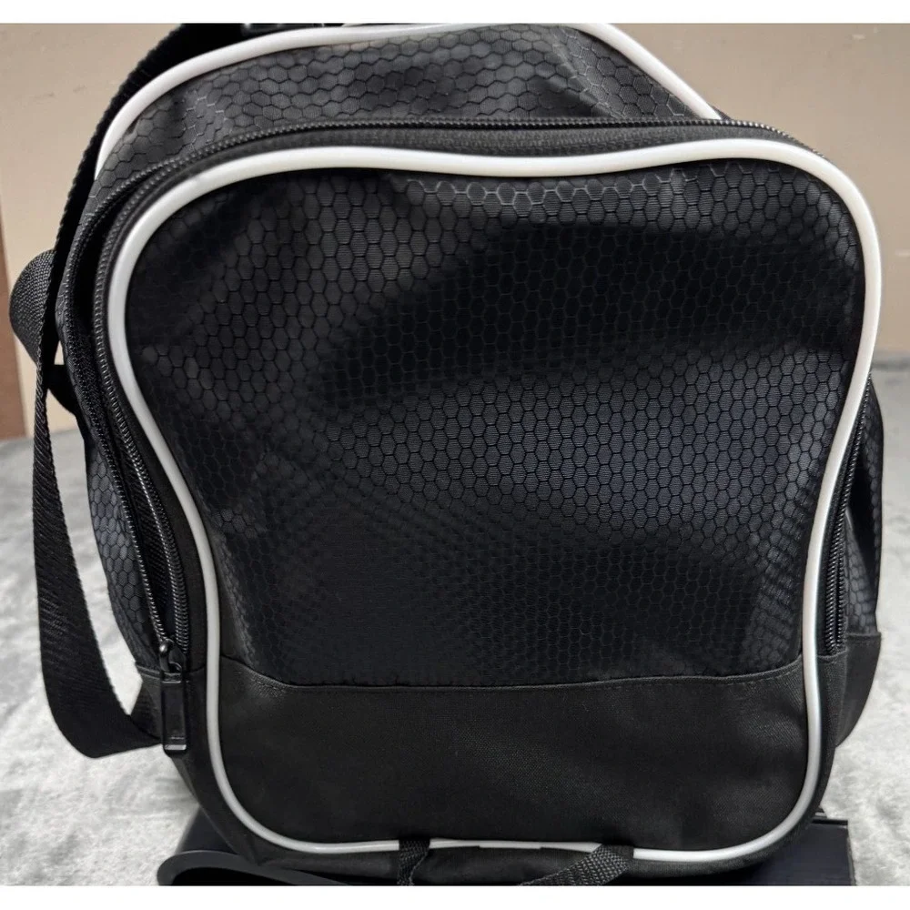 Adidas Defender Medium Duffle Bag‎ Black White One Size 104384-A No Strap